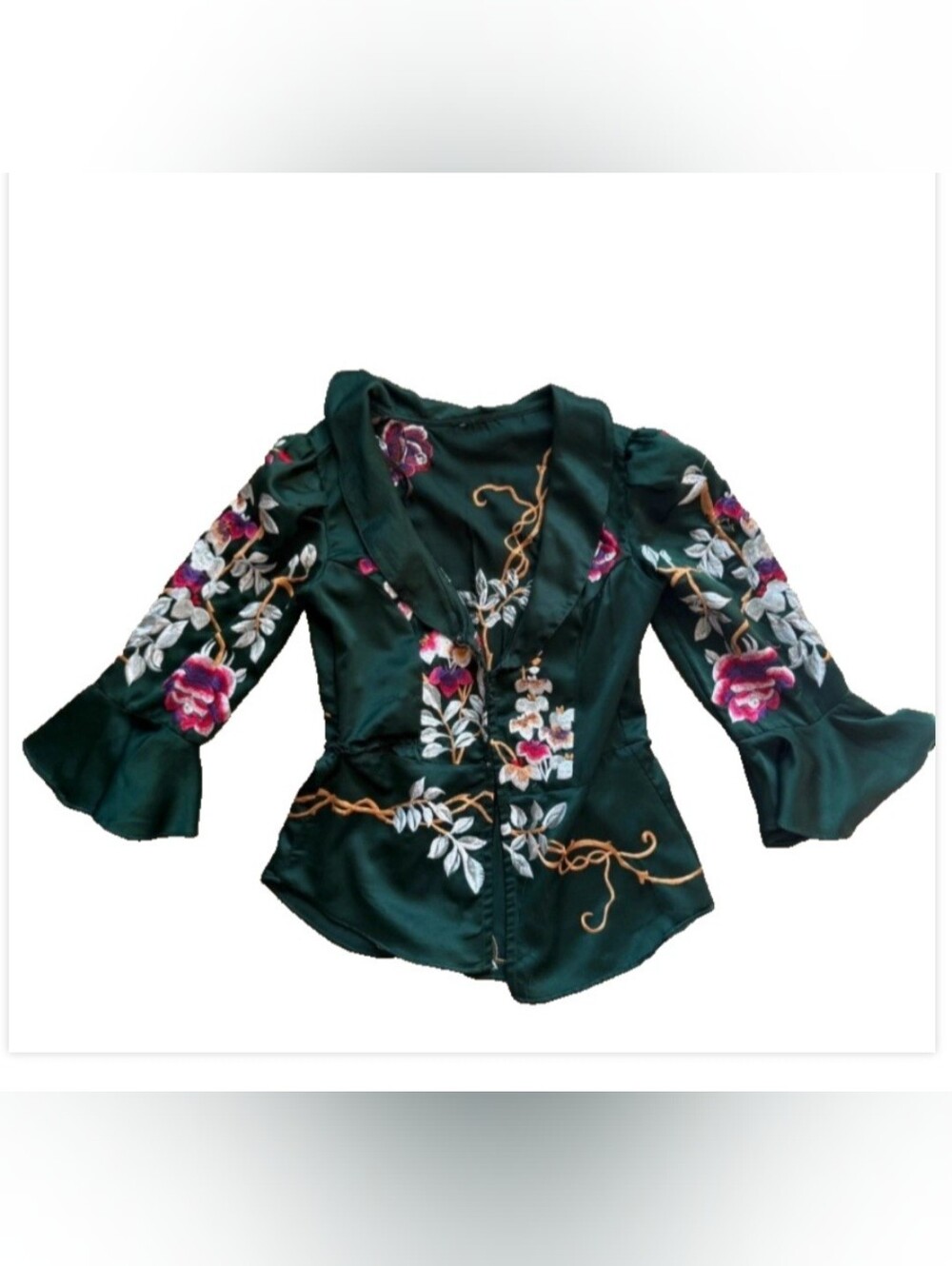 Free People Beautiful Dreams Embroidered Top | Size Small S